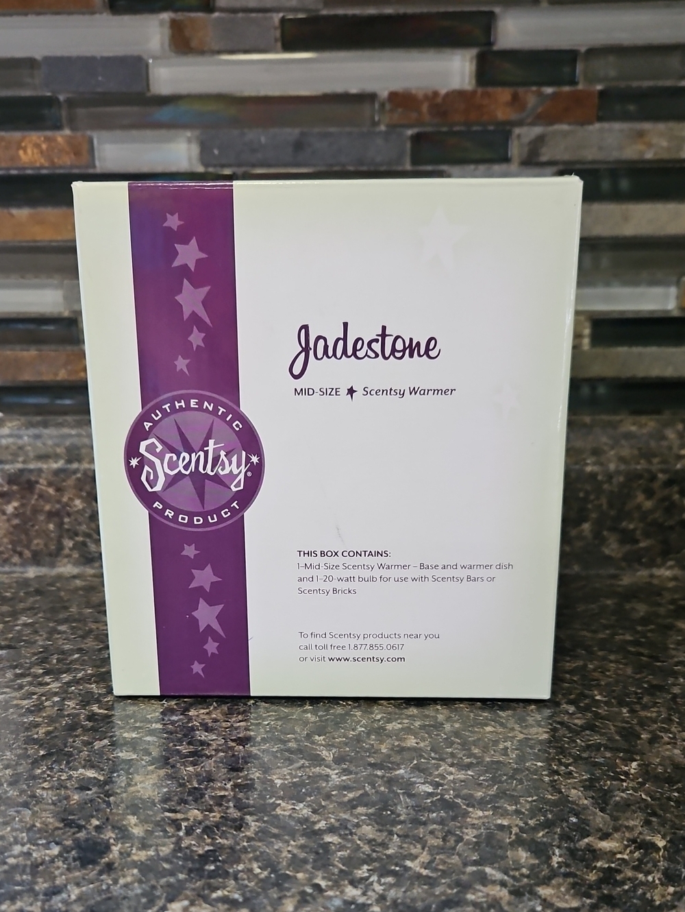 Scentsy Mid-Size Warmer Jadestone BNIB